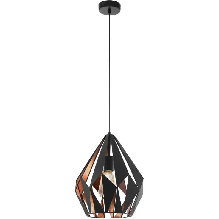 Eglo Carlton 1 pendel, Ø31 cm | 49254