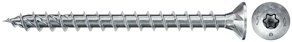 Treskrue Senkhode 3,0x12mm Elzink v:8440866 Treskrue Senkhode 3,0x12mm Elzink v:8440866