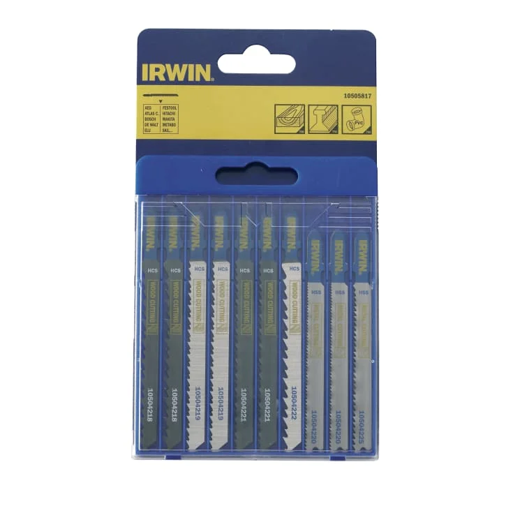 Irwin Assorterede Stikksagsblad 10 stk – til tre og metal | 10505817