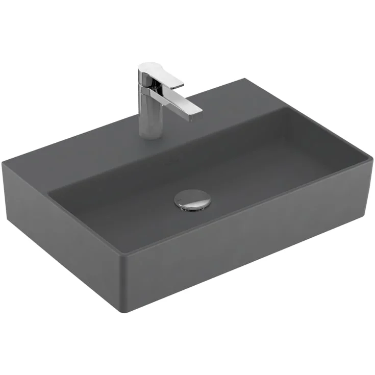Villeroy & Boch Memento møbelservant, 60×42 cm, med CeramicPlus, grå | 4A226LI4