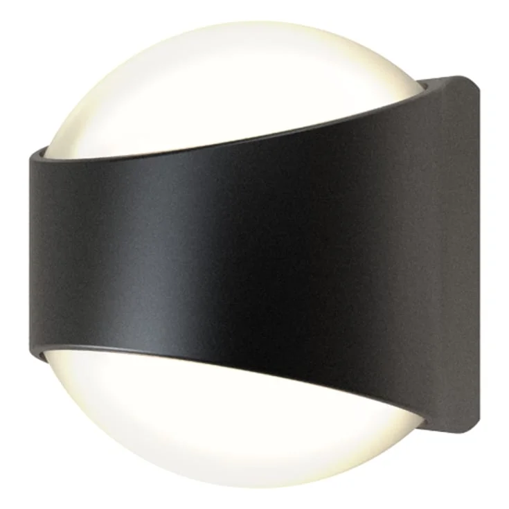 Ansell Lighting Misano Round utelys vegg, 3000K, svart | AMISACU/BL/WW Ansell Lighting Misano Round utelys vegg, 3000K, svart | AMISACU/BL/WW
