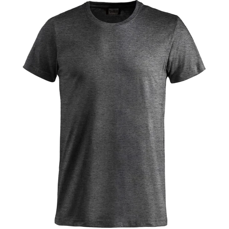 Clique Basic t-skjorte, koksgrå melert, str. XS | 029030-955_XS