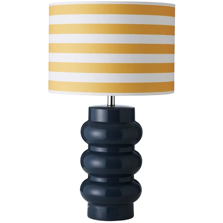 Superliving Lyon bordlampe, blå/gul | SL07942