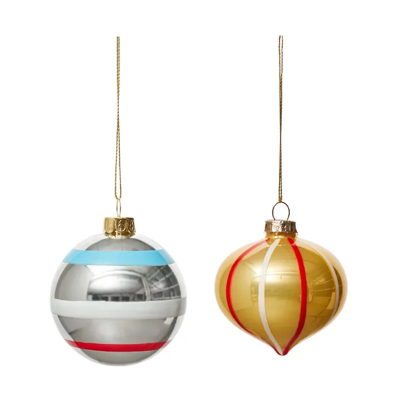 Vintage Christmas Glass Ball No. 2 julekule 2 stk v:7627250 Vintage Christmas Glass Ball No. 2 julekule 2 stk v:7627250
